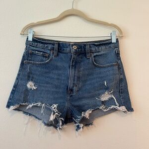 Abercrombie High Rise Mom Shorts
